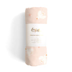 Pink Doves Muslin Wrap Swaddle