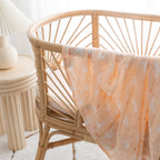 Pink Doves Muslin Wrap Swaddle