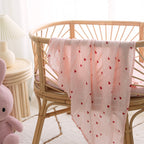 Little Hearts Muslin Wrap Swaddle