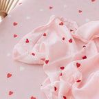 Little Hearts Muslin Wrap Swaddle
