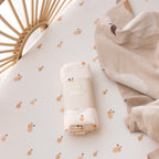 Golden Pears Organic Fitted Bassinet Sheet/Change Pad Cover