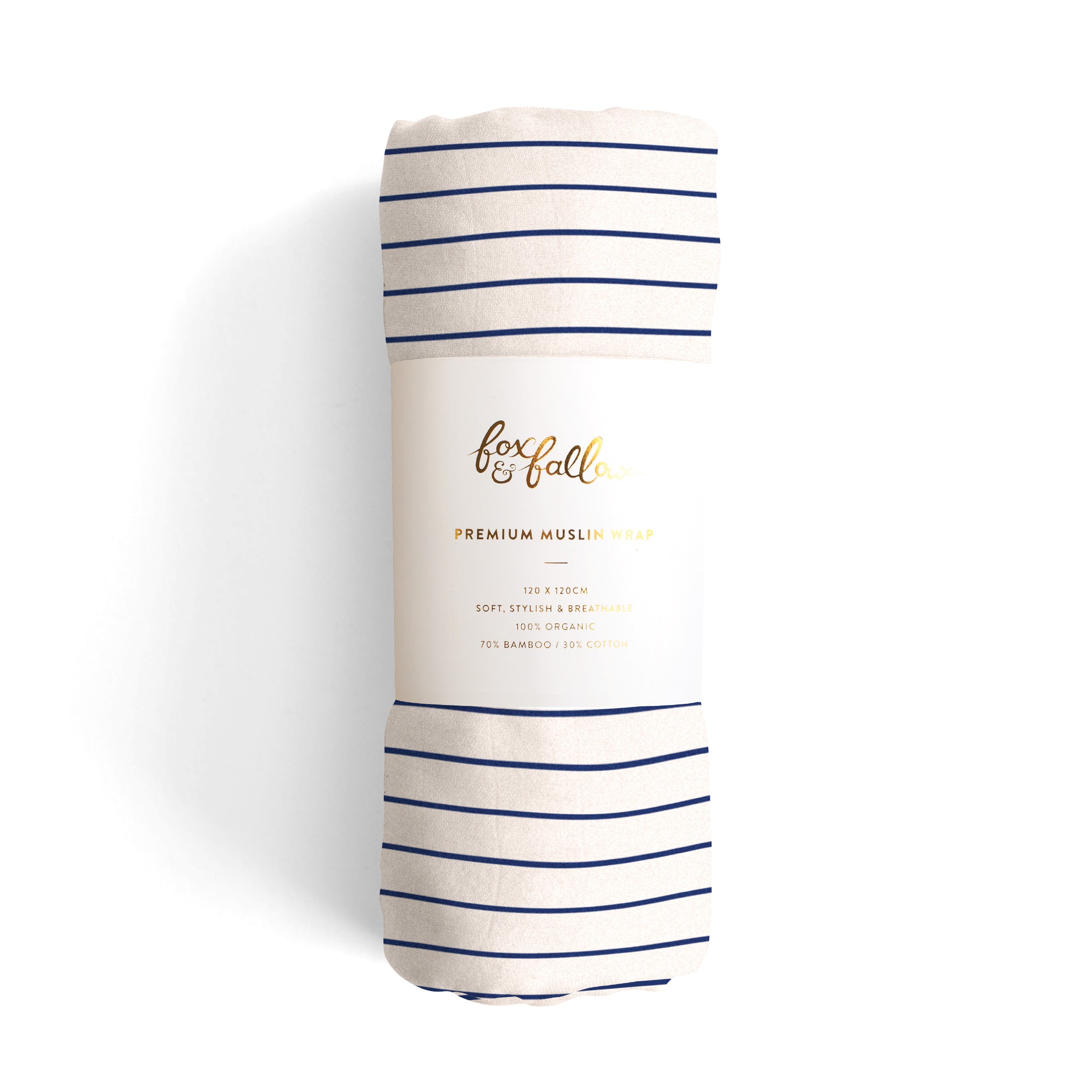 Breton Stripe Muslin Wrap Swaddle - PRE-ORDER (APRIL)