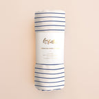 Breton Stripe Muslin Wrap Swaddle - PRE-ORDER (APRIL)