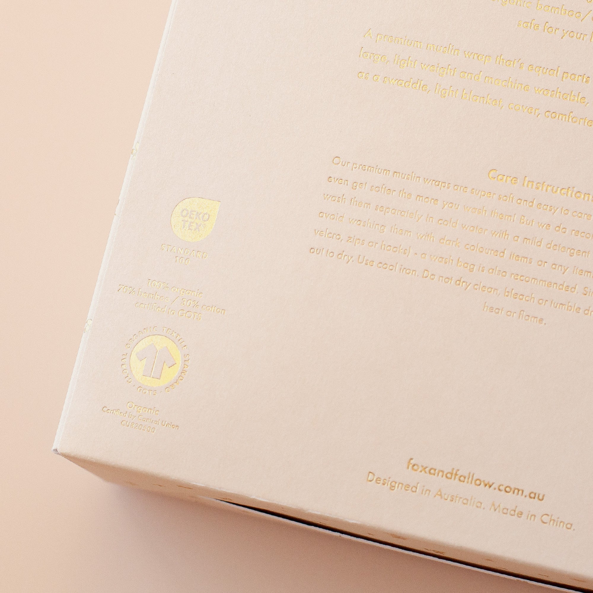 Forest Friends Midnight / Cornflower Organic Muslin Wrap Set