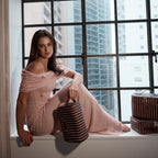 Merlot Pinstripe Cosmetic Bag