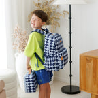 Navy Diamonds Backpack