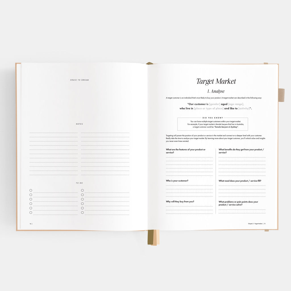 Side Hustle Planner Luxe Edition 4.0 - Latte