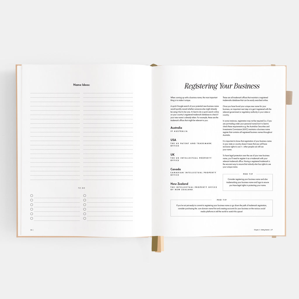 Side Hustle Planner Luxe Edition 4.0 - Latte