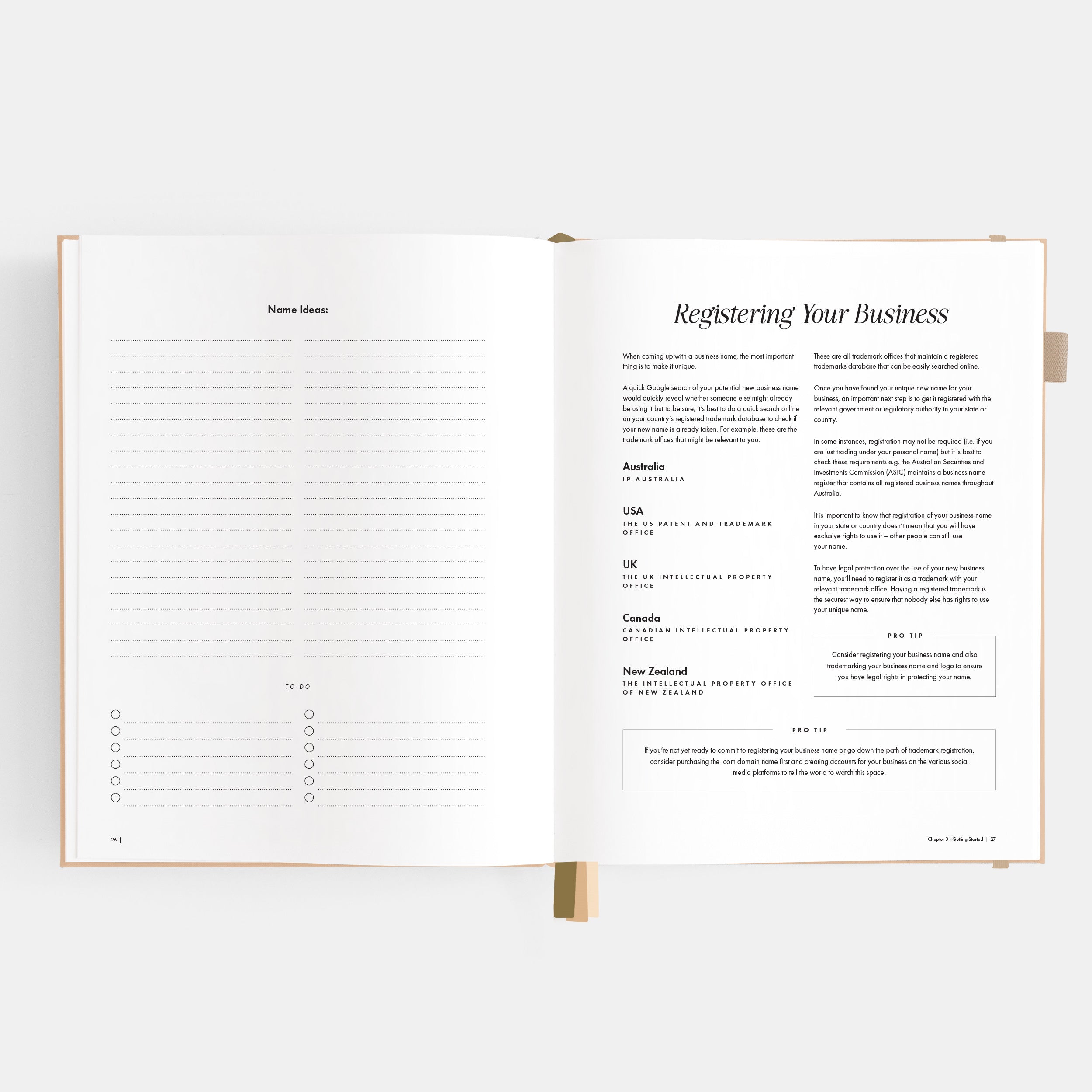 Side Hustle Planner Luxe Edition 4.0 - Latte