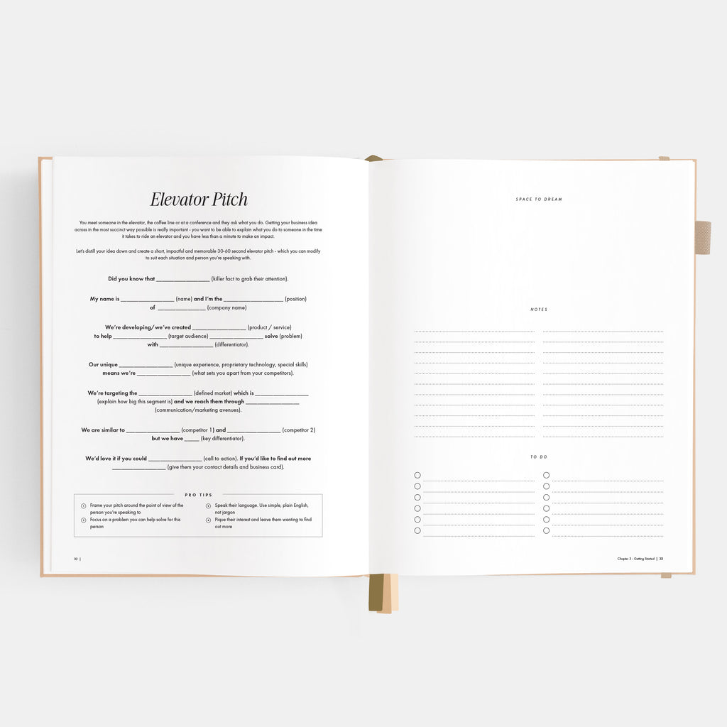 Side Hustle Planner Luxe Edition 4.0 - Latte