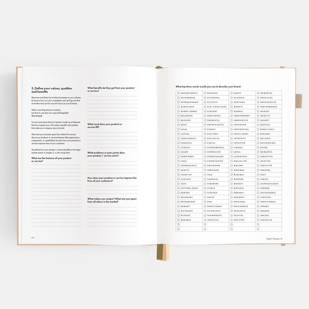 Side Hustle Planner Luxe Edition 4.0 - Latte