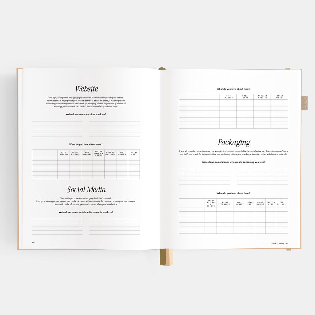 Side Hustle Planner Luxe Edition 4.0 - Latte