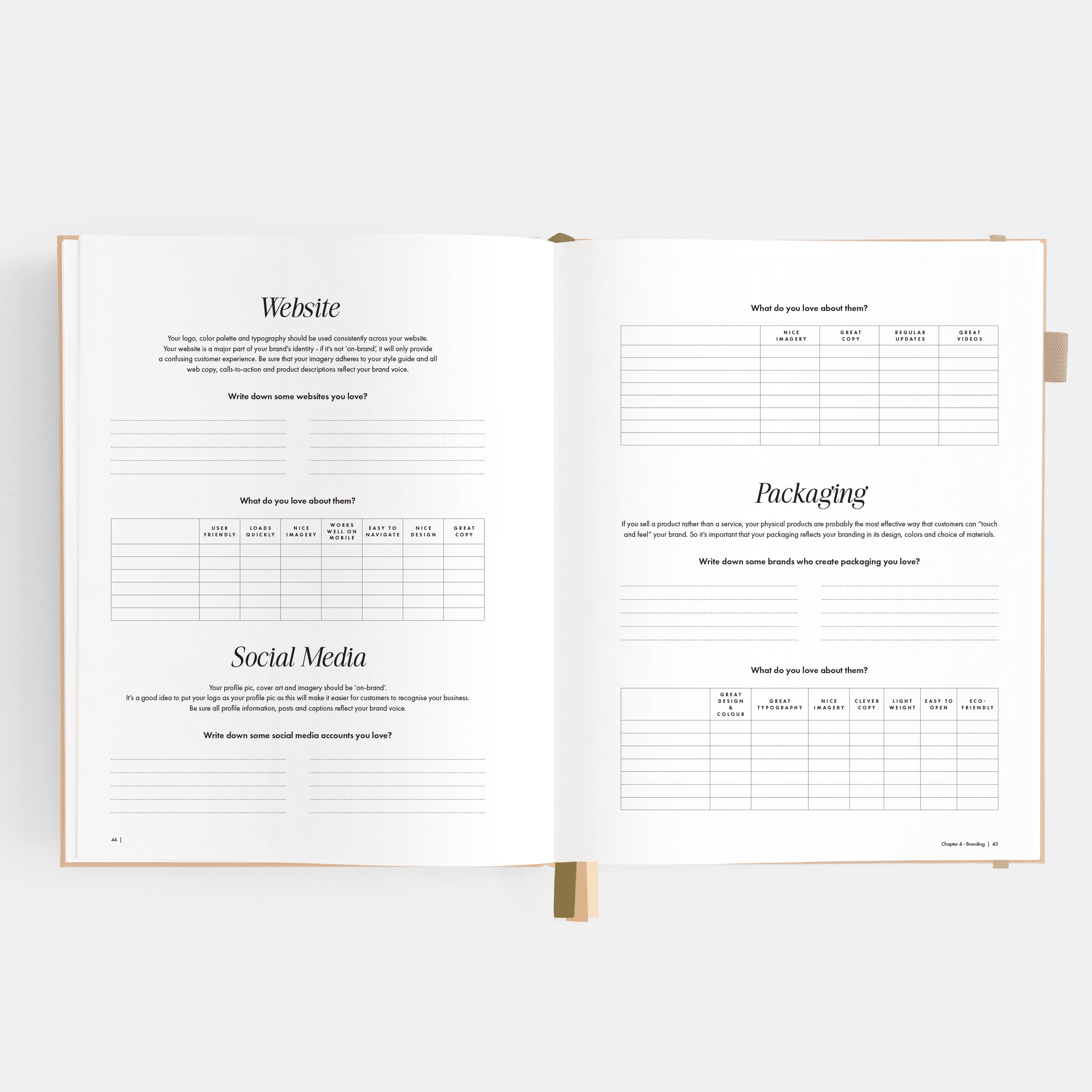 Side Hustle Planner Luxe Edition 4.0 - Latte