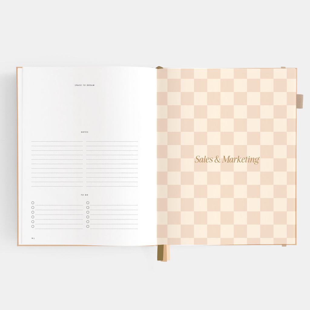 Side Hustle Planner Luxe Edition 4.0 - Latte