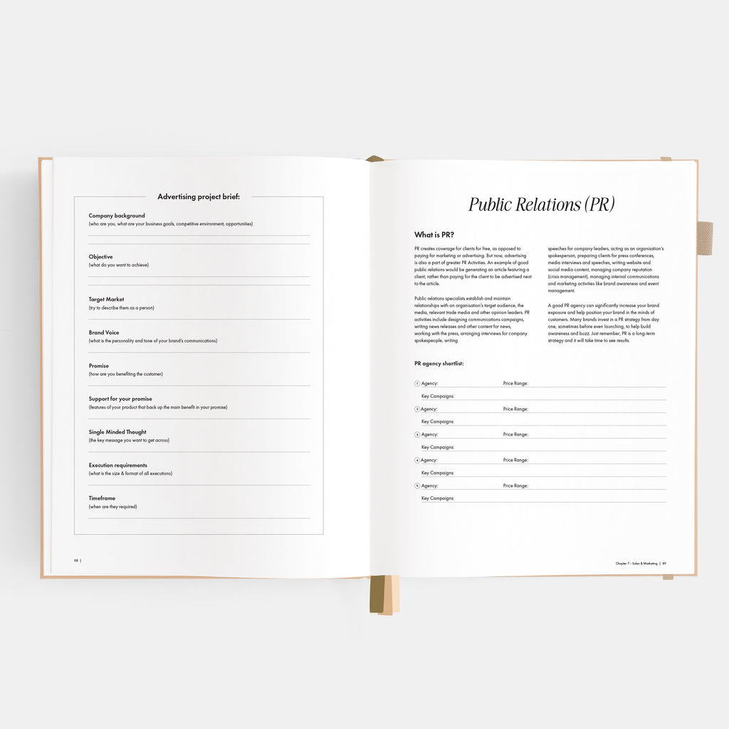 Side Hustle Planner Luxe Edition 4.0 - Latte
