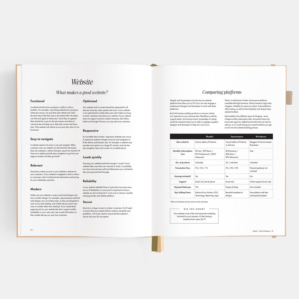 Side Hustle Planner Luxe Edition 4.0 - Latte