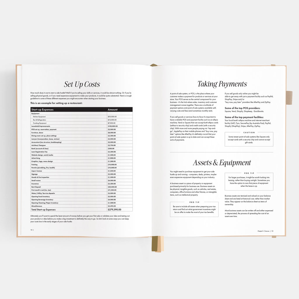 Side Hustle Planner Luxe Edition 4.0 - Latte