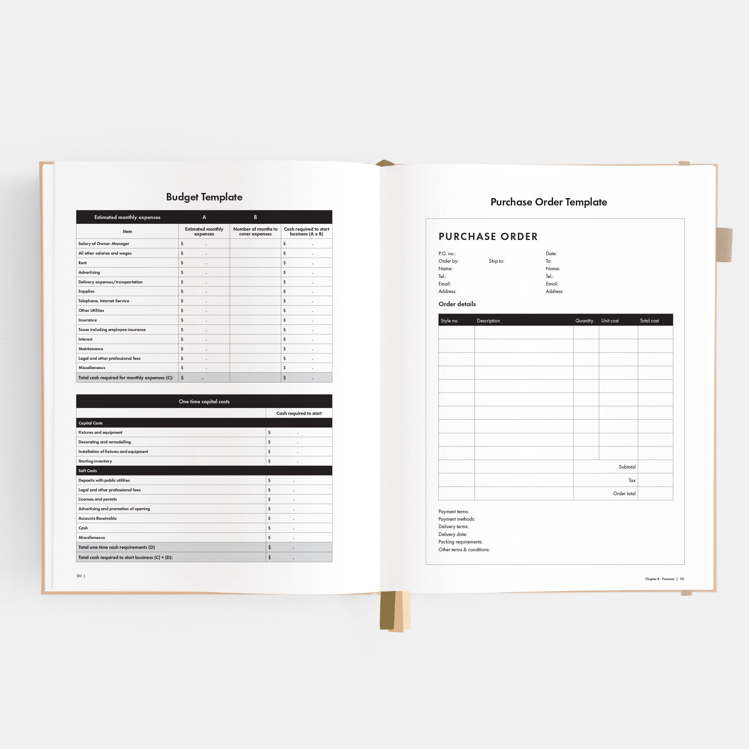 Side Hustle Planner Luxe Edition 4.0 - Latte
