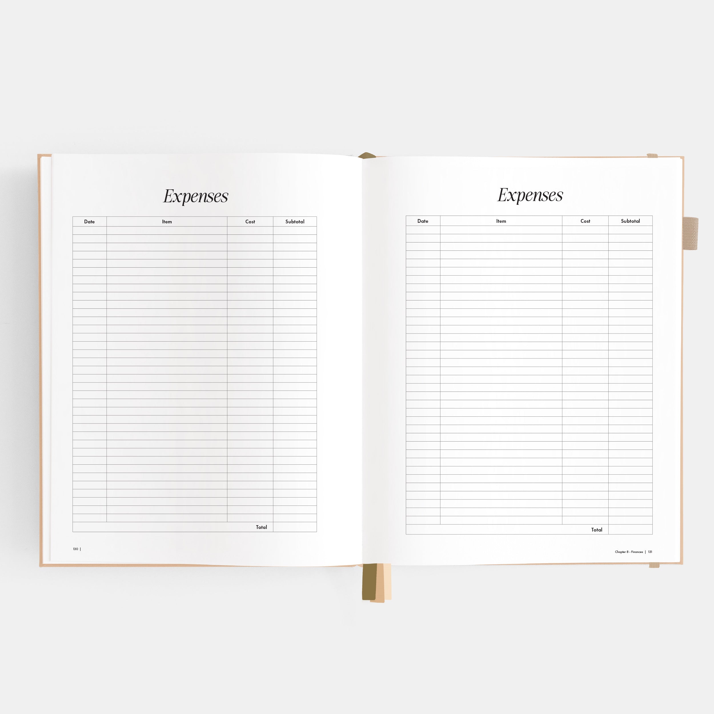 Side Hustle Planner Luxe Edition 4.0 - Latte