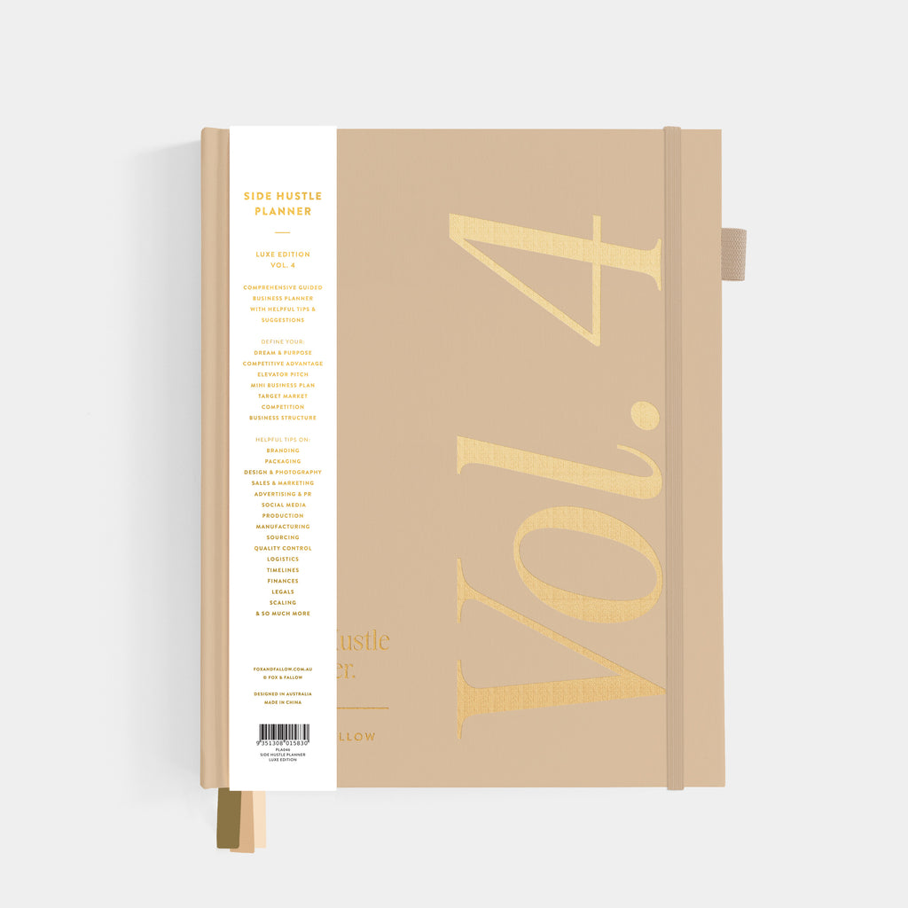 Side Hustle Planner Luxe Edition 4.0 - Latte