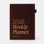 2026 A5 Vertical Planner - Chocolate - SOLD OUT