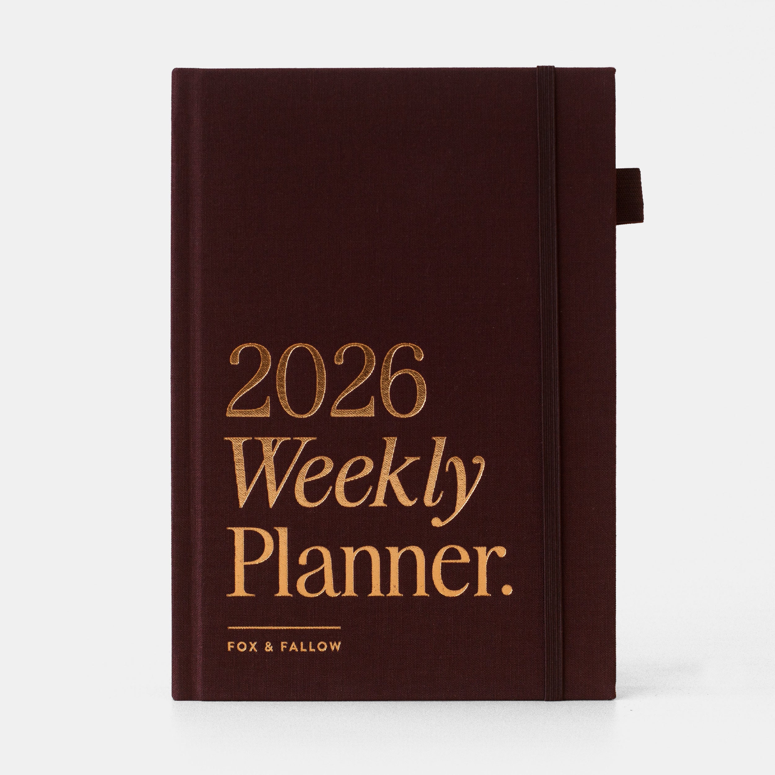 2026 A5 Vertical Planner - Chocolate - SOLD OUT