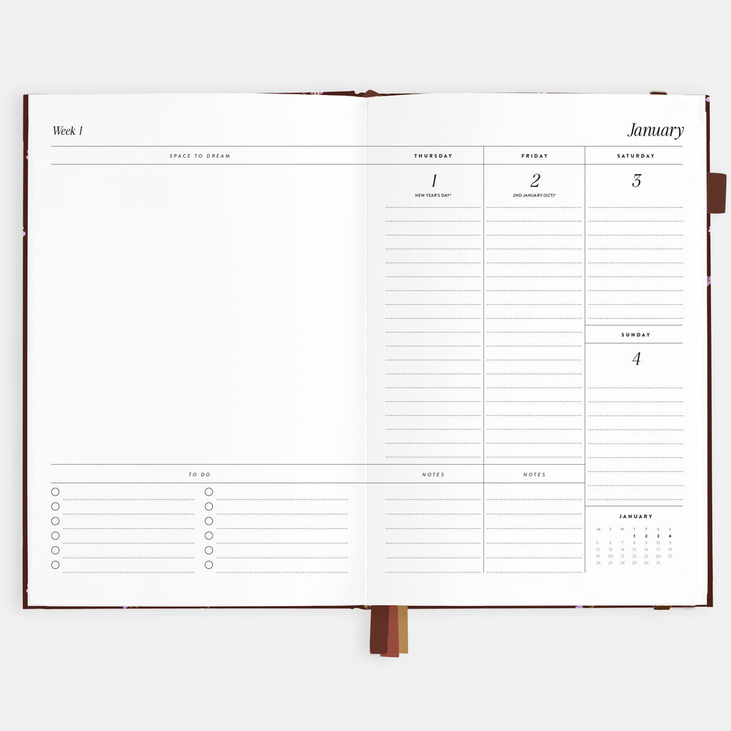 2026 A5 Vertical Planner - Wisteria - SOLD OUT