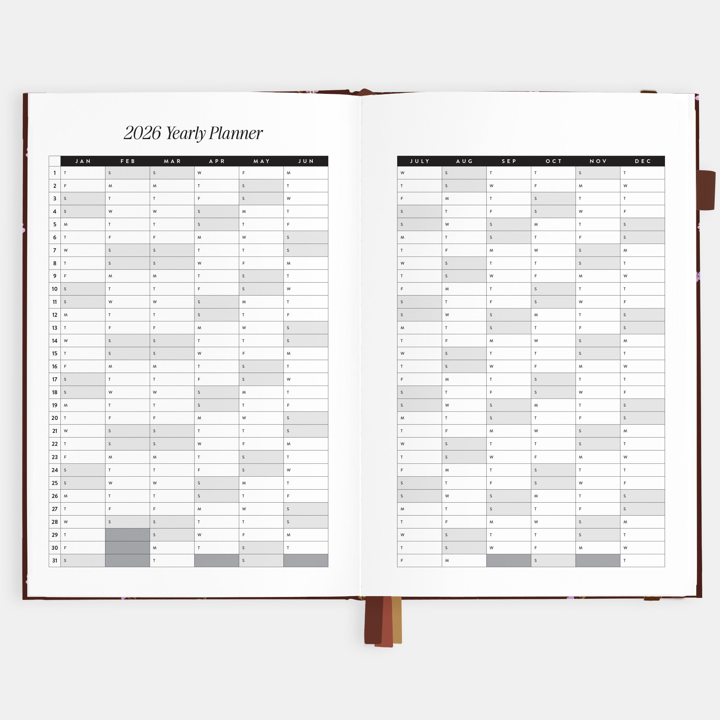 2026 A5 Vertical Planner - Wisteria - SOLD OUT