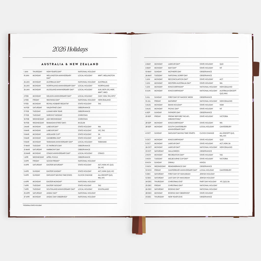 2026 A5 Vertical Planner - Wisteria - SOLD OUT