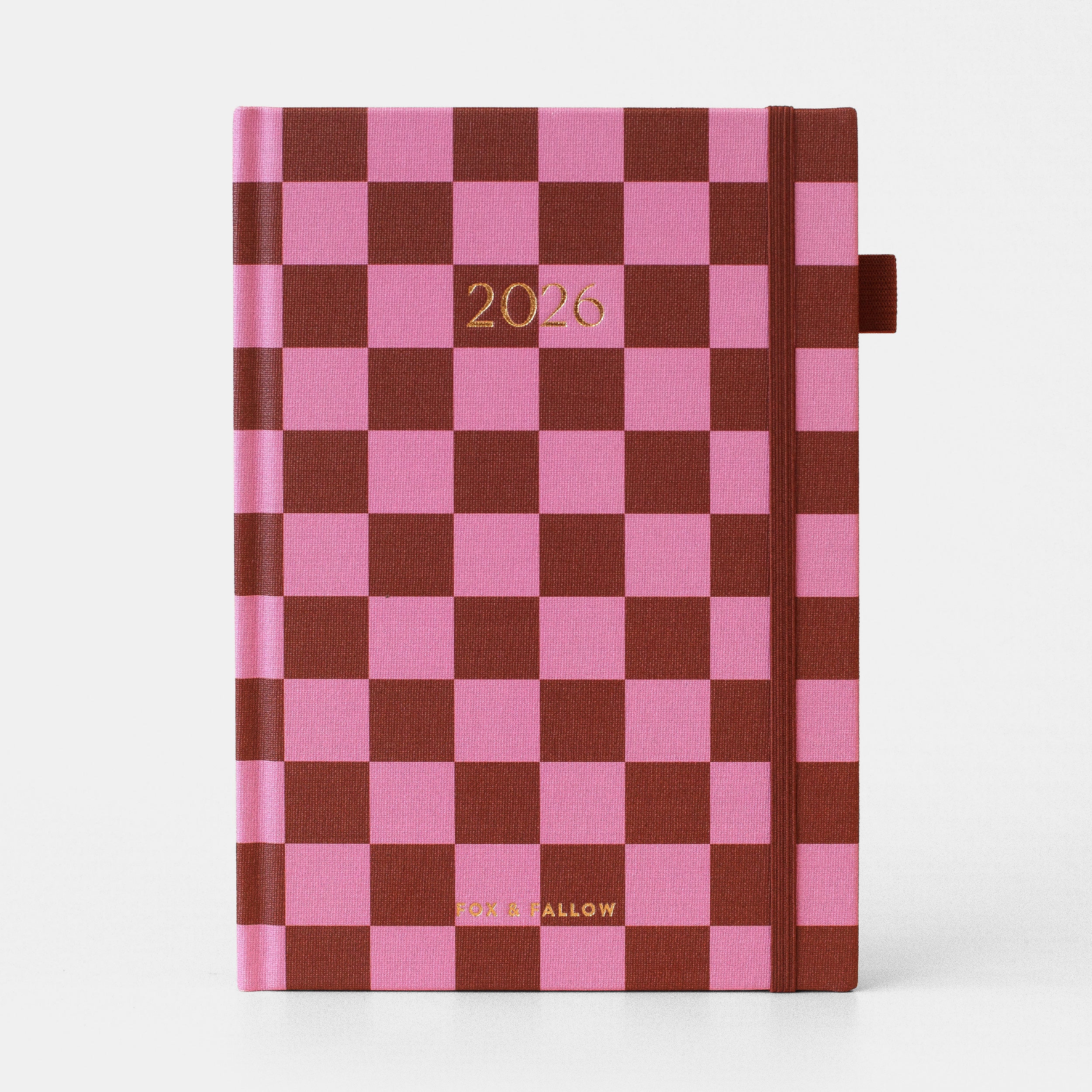2026 A5 Horizontal Planner - Cherry Check - SOLD OUT