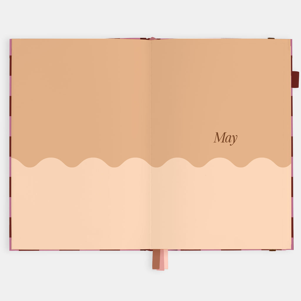 2026 A5 Horizontal Planner - Cherry Check - SOLD OUT