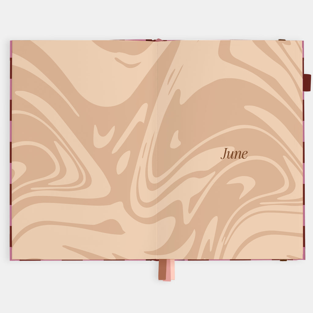 2026 A5 Horizontal Planner - Cherry Check - SOLD OUT