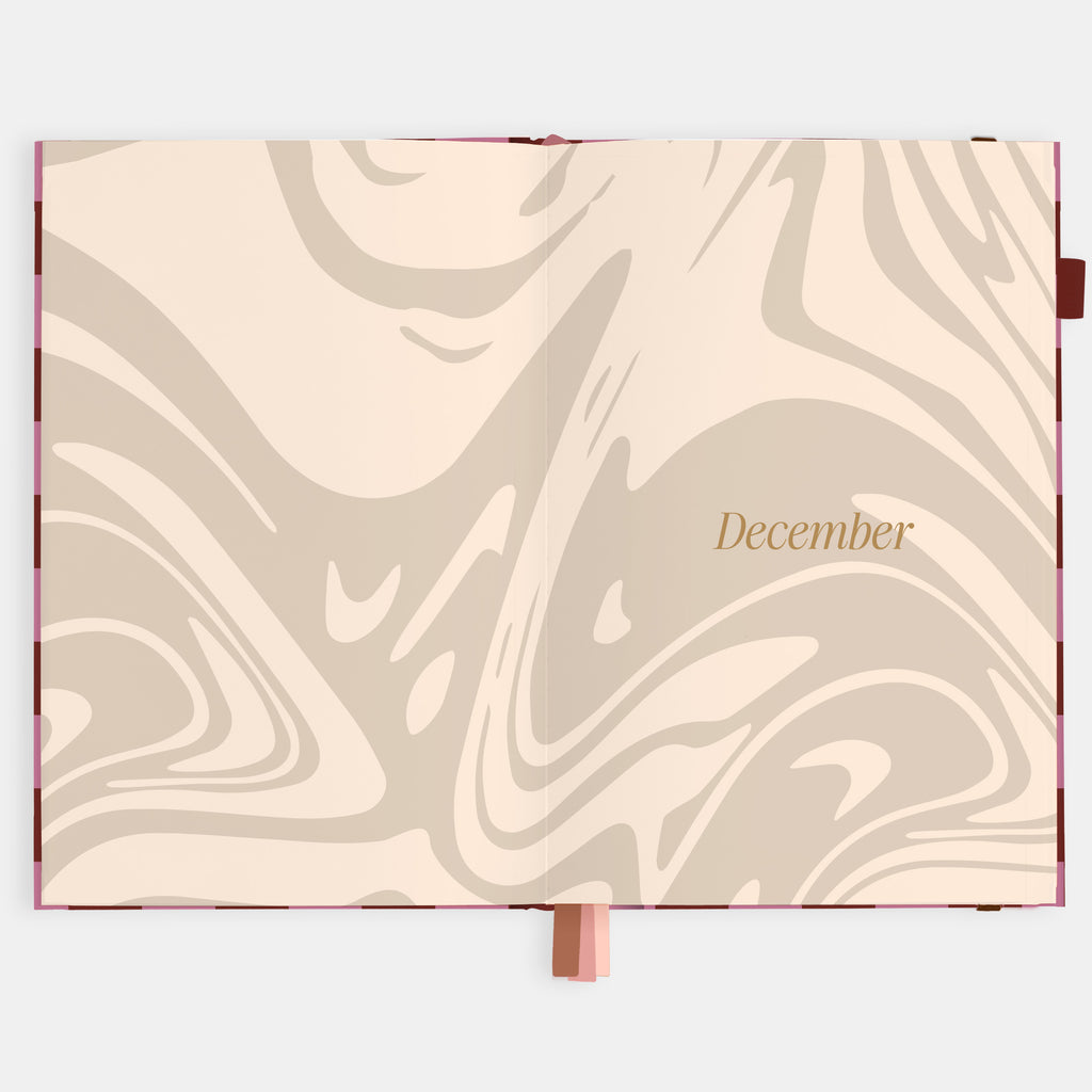 2026 A5 Horizontal Planner - Cherry Check - SOLD OUT