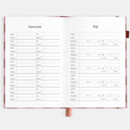 2026 A5 Horizontal Planner - Cherry Check - SOLD OUT