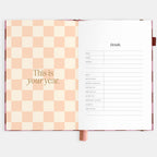 2026 A5 Horizontal Planner - Cherry Check - SOLD OUT