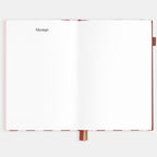 2026 A5 Vertical Planner - Burgundy Stripe - SOLD OUT