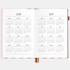 2026 A5 Vertical Planner - Burgundy Stripe - SOLD OUT
