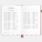 2026 A5 Vertical Planner - Burgundy Stripe - SOLD OUT