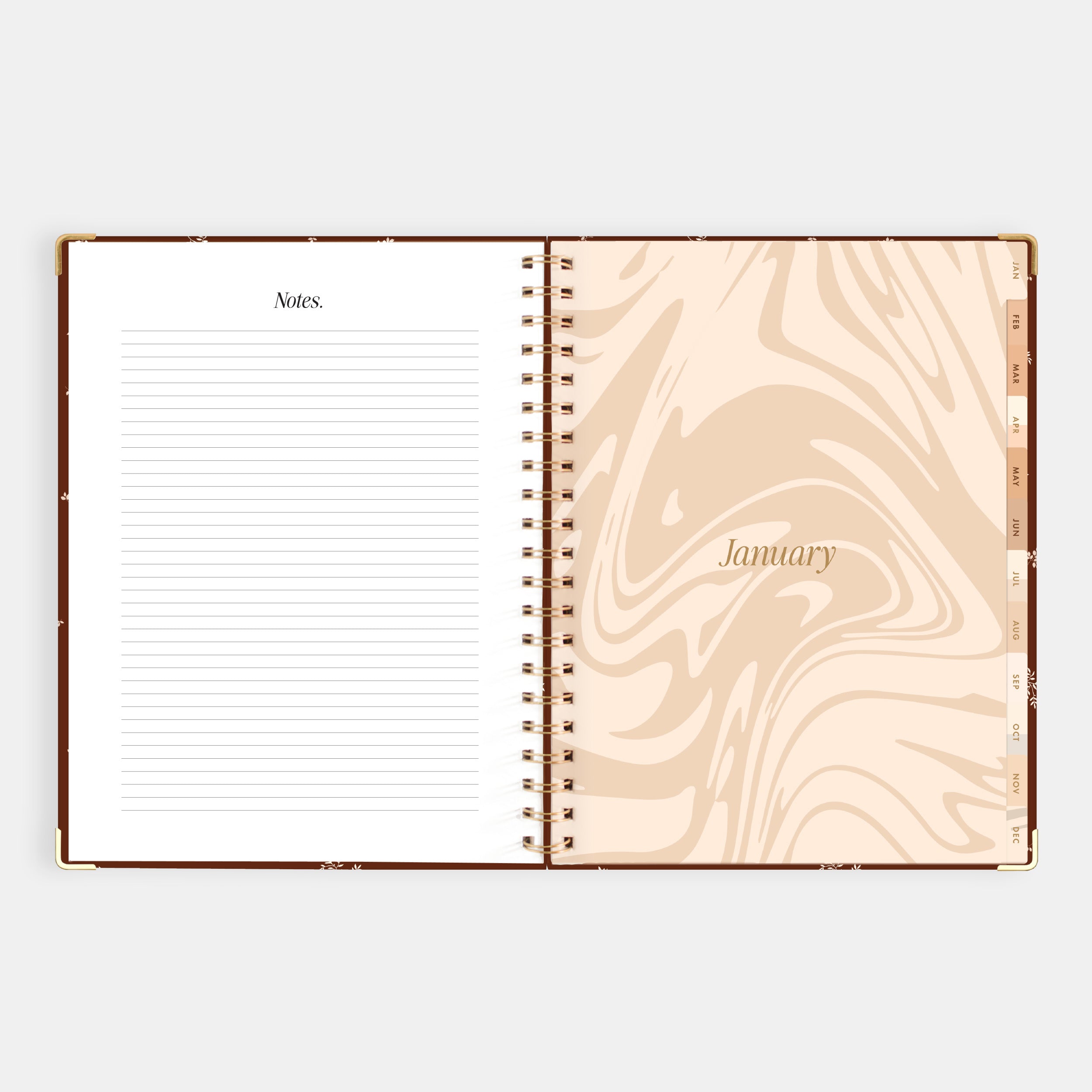 2026 A4 Academic Vertical Planner - Raspberry - SECONDS