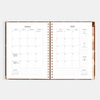 2026 A4 Academic Vertical Planner - Raspberry - SECONDS