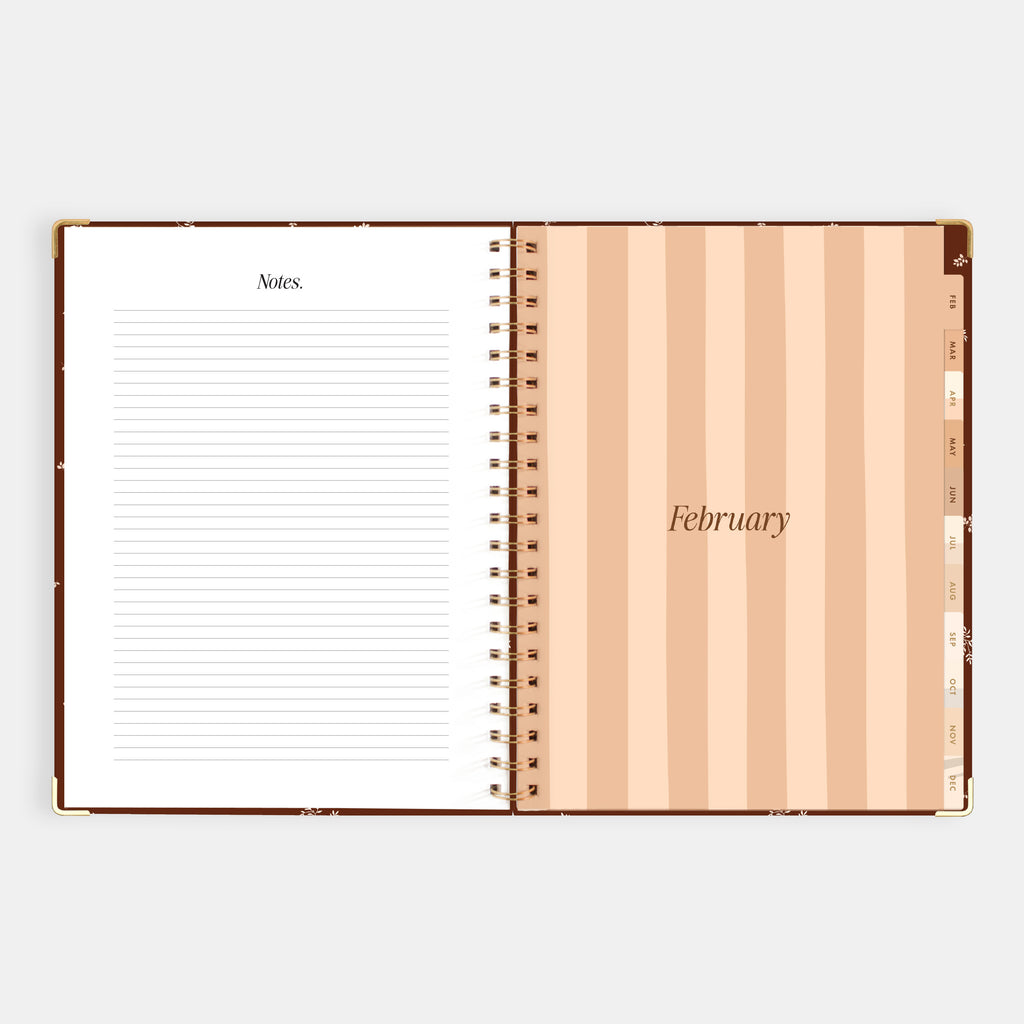 2026 A4 Academic Vertical Planner - Raspberry - SECONDS