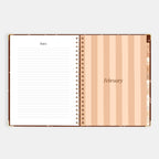 2026 A4 Academic Vertical Planner - Raspberry - SECONDS