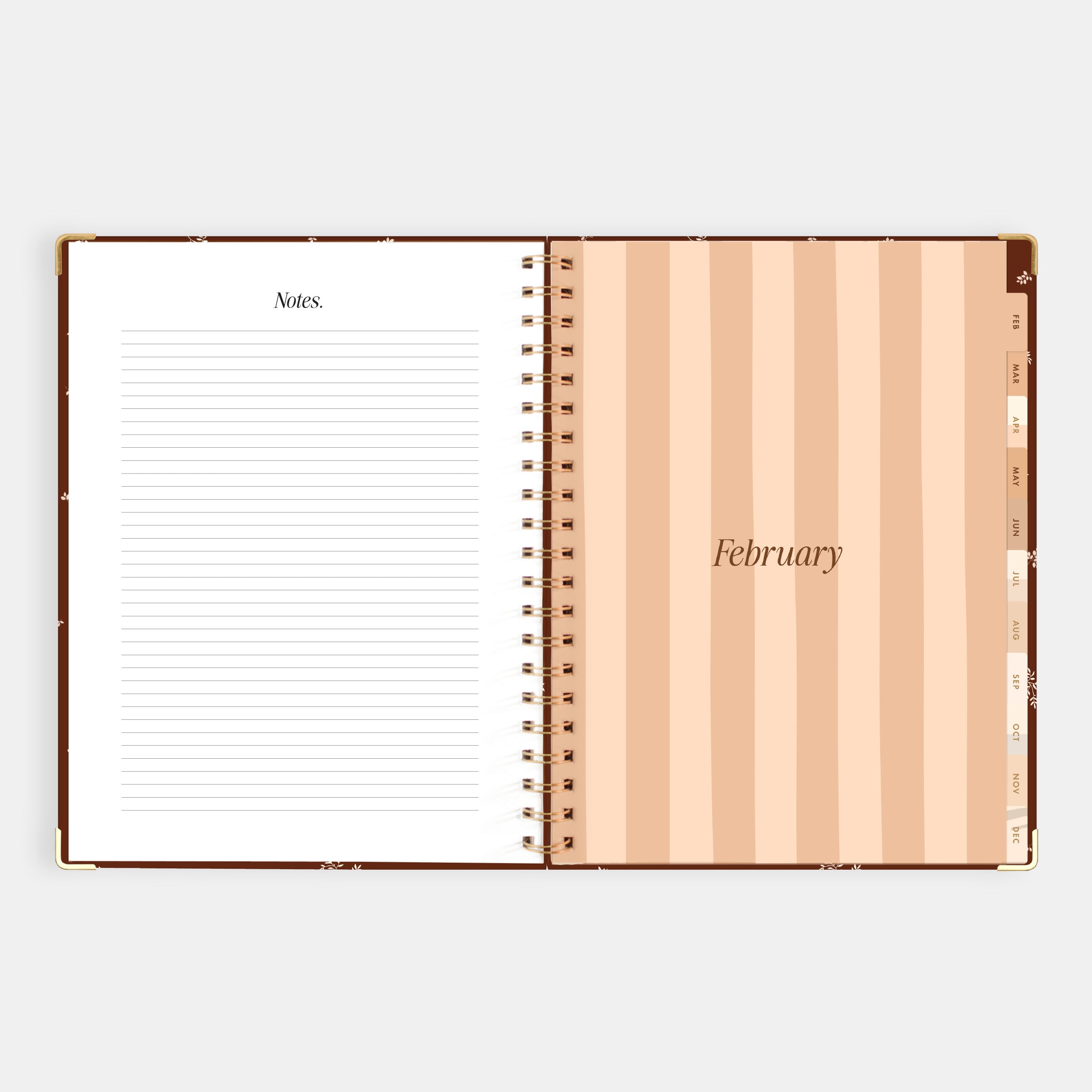 2026 A4 Academic Vertical Planner - Raspberry - SECONDS