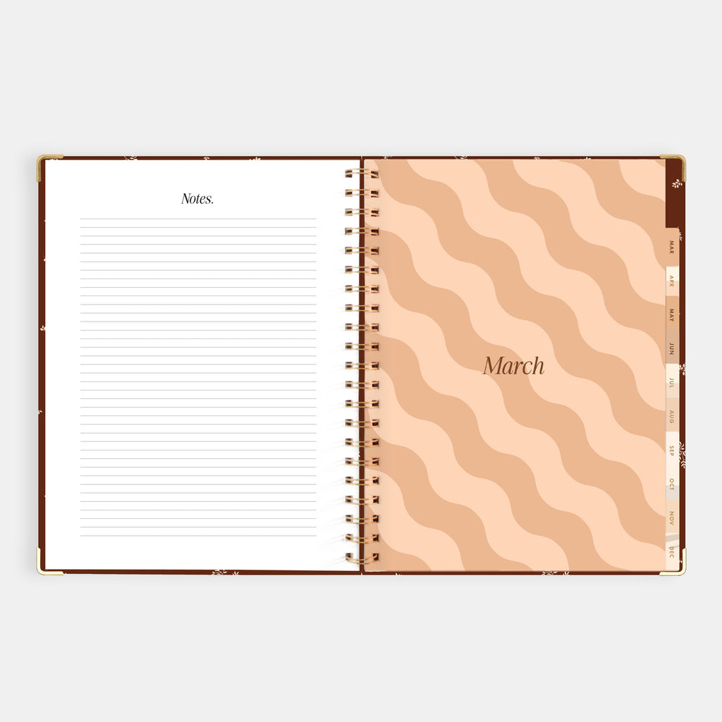 2026 A4 Academic Vertical Planner - Raspberry - SECONDS