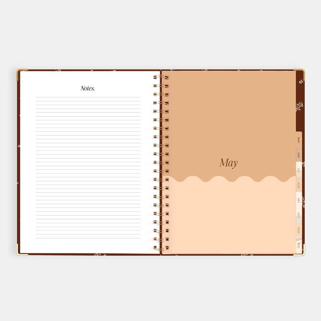 2026 A4 Academic Vertical Planner - Raspberry - SECONDS