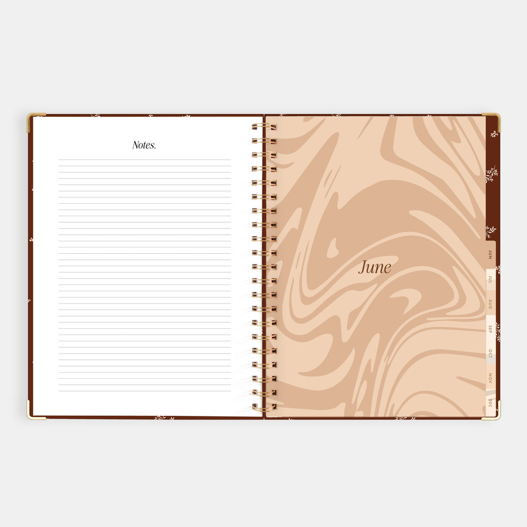 2026 A4 Academic Vertical Planner - Raspberry - SECONDS