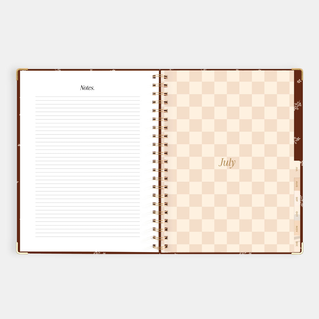 2026 A4 Academic Vertical Planner - Raspberry - SECONDS