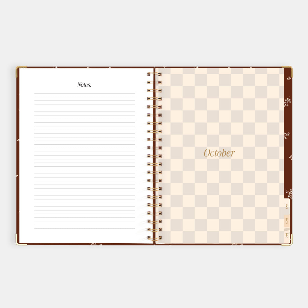 2026 A4 Academic Vertical Planner - Raspberry - SECONDS