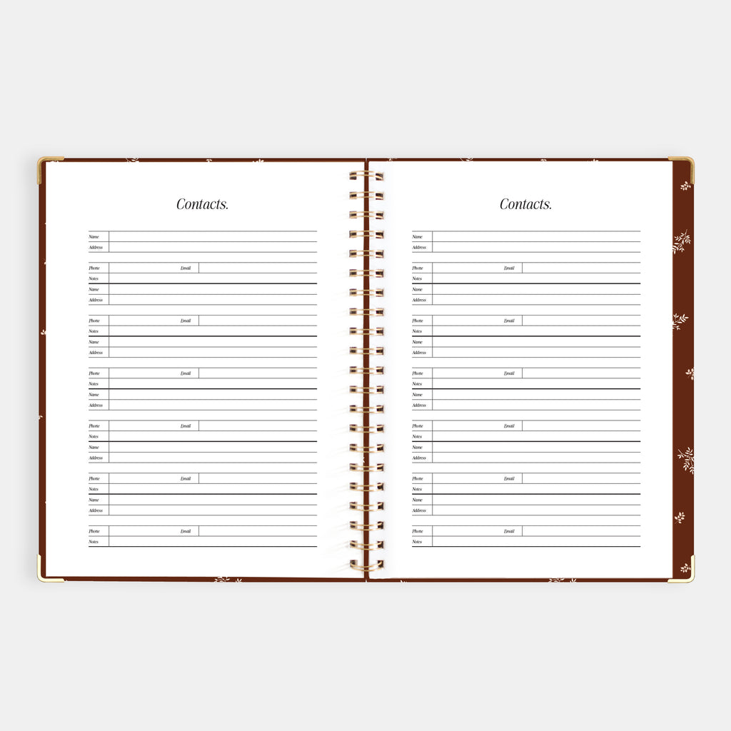2026 A4 Academic Vertical Planner - Raspberry - SECONDS