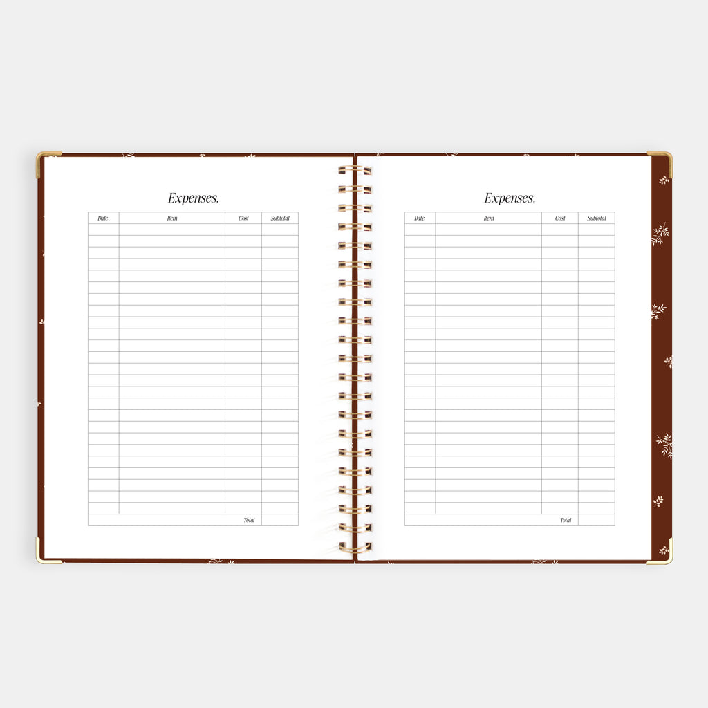 2026 A4 Academic Vertical Planner - Raspberry - SECONDS